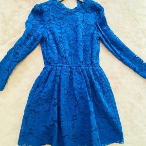 Lace dress navy blue Size 7